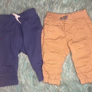 Cat & Jack Blue and Tan Joggers for Kids
